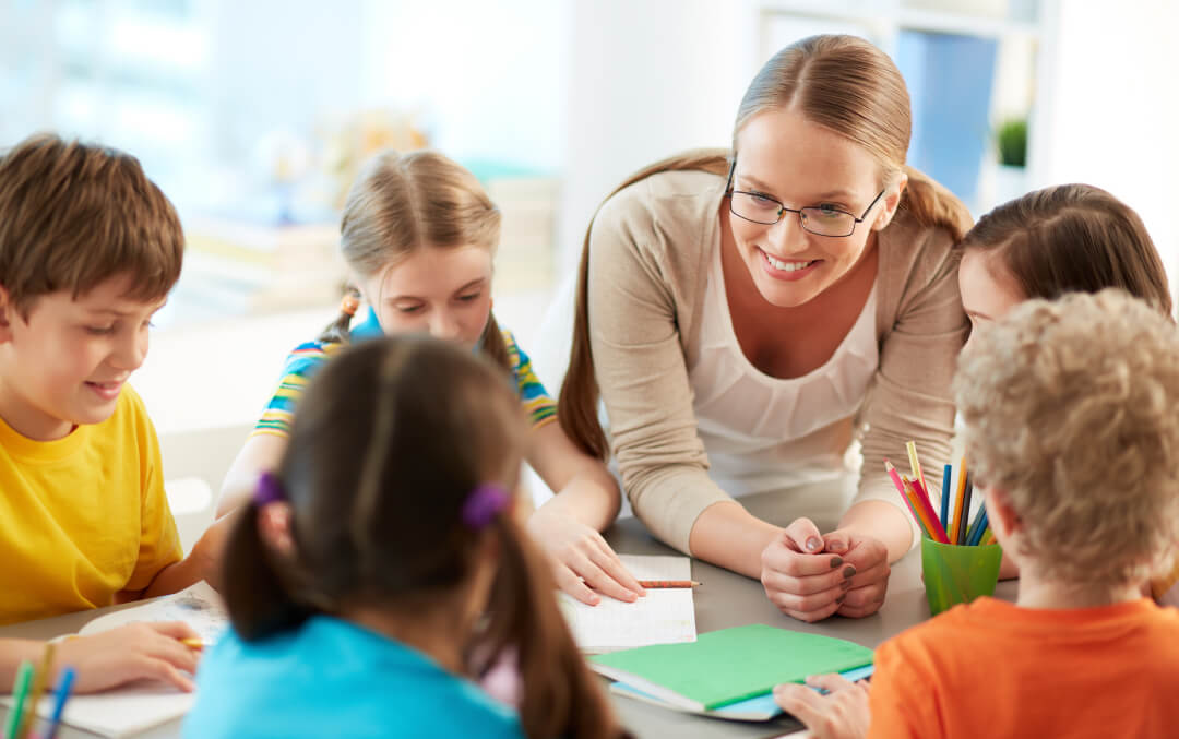 Students learning